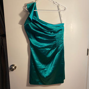 Emerald Green Tarzan Party Dress.  Size Large.